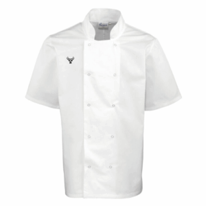 Chef's Short Sleeve Stud Jacket